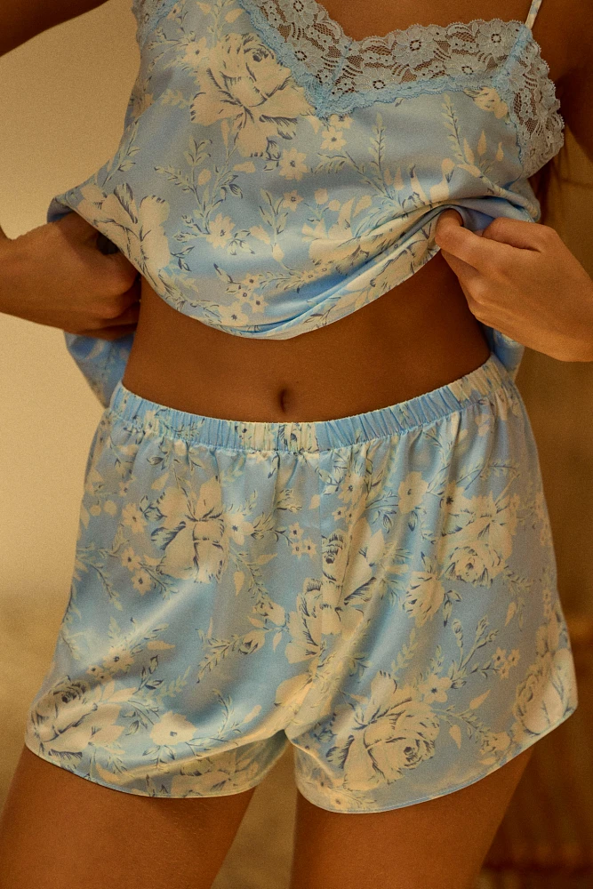 Flora Nikrooz Sabrina Pajama Shorts & Robe Travel Set