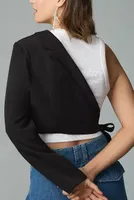 Sunday Brooklyn One-Shoulder Blazer Shrug