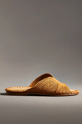 Carrie Forbes Salon Woven Slide Sandals