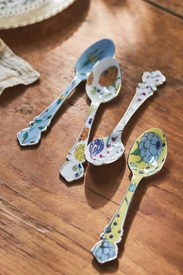 Turkuaz Kitchen Posy Teaspoons, Set of 4