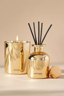 Apotheke Charcoal Candle & Reed Diffuser Gift Set