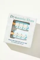 Dynamic Duo Crease-Free Hair Clips, Set of 2