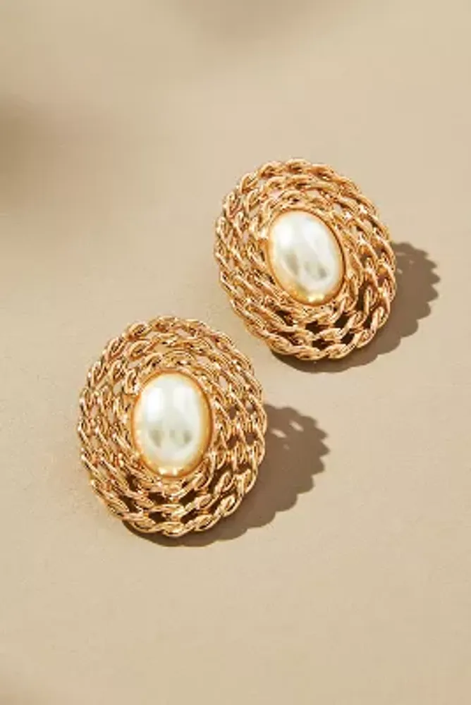 The Restored Vintage Collection: Rope Pearl Earrings