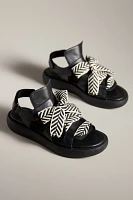 All Black Bowlace Sandals