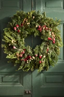 Fresh Greens + Berries Wreath