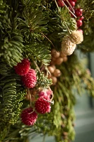 Fresh Greens + Berries Wreath