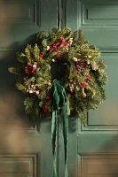 Fresh Greens + Berries Wreath