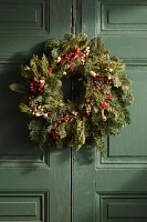 Fresh Greens + Berries Wreath