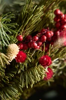 Fresh Greens + Berries Wreath