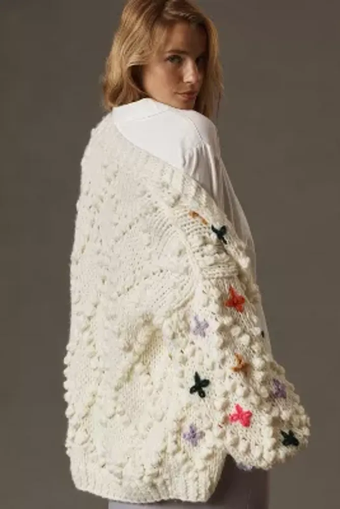 By Anthropologie Bubble Cardigan Sweater
