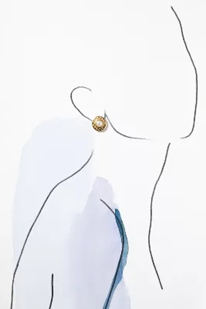 Cendré Marni Pearl Stud Earrings