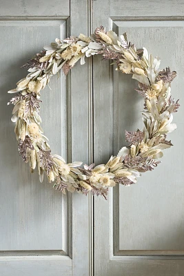 Dried Rose Gold Wreath