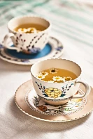 Turkuaz Kitchen Posy Teacup and Saucer Set