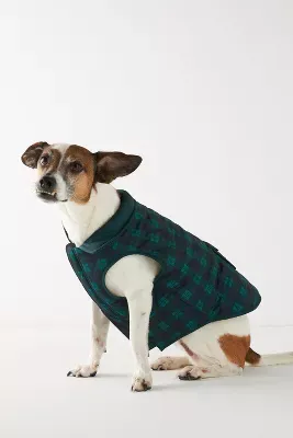 Foggy Dog Plaid Reversible Jacket