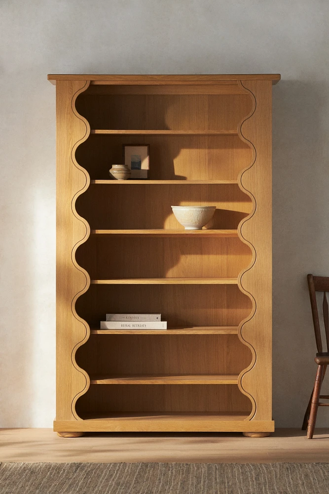 Katie Hodges Scalloped Bookcase