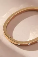 Crystal-Inset Bangle Bracelet
