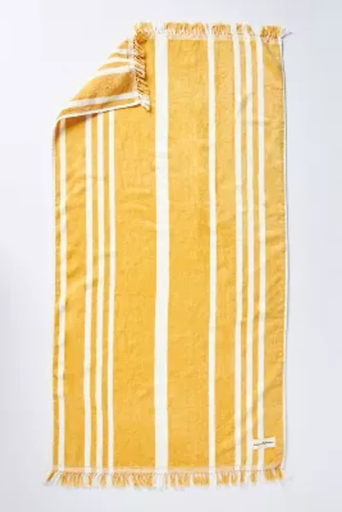 Business & Pleasure Co. Vintage Yellow Stripe Bath Towels, Set of 3