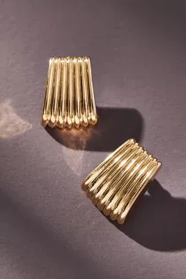 The Restored Vintage Collection: Ribbed Post Earrings