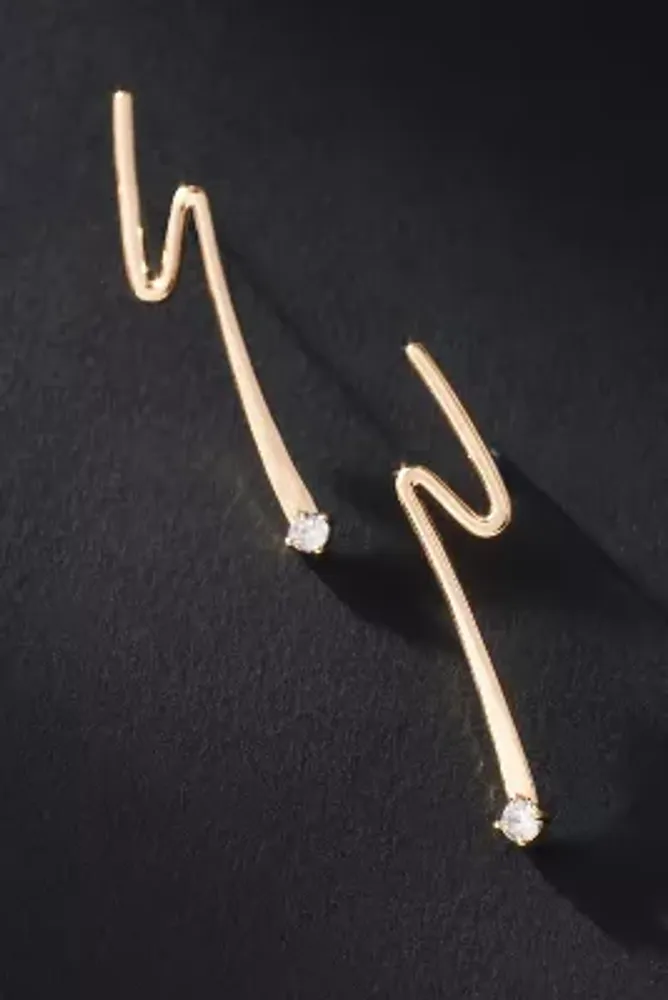 The Restored Vintage Collection: Zig-Zag Drop Earrings