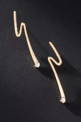 The Restored Vintage Collection: Zig-Zag Drop Earrings