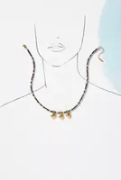 Logan Tay Renee Beaded Heart Necklace