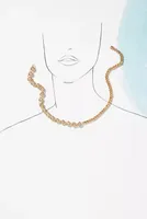 Logan Tay Rhinestone Mix Chain Necklace