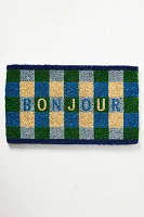 Bonjour Gingham Doormat