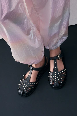 Vicenza Studded Fisherman Flats