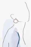 Paperclip Hinge Hoop Earrings