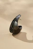 The Petra Pavé Wavy Drop Earrings