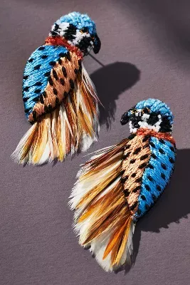 Mignonne Gavigan Kestrel Bird Earrings
