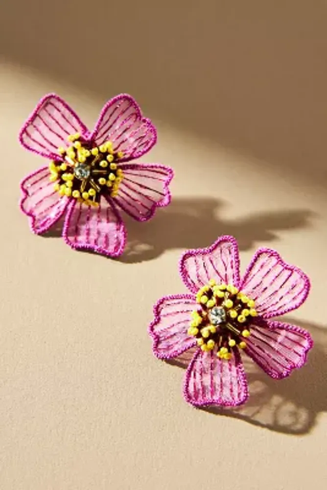 Mignonne Gavigan Dolores Floral Stud Earrings