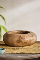 Teak Root Round Shoulder Bowl Planter