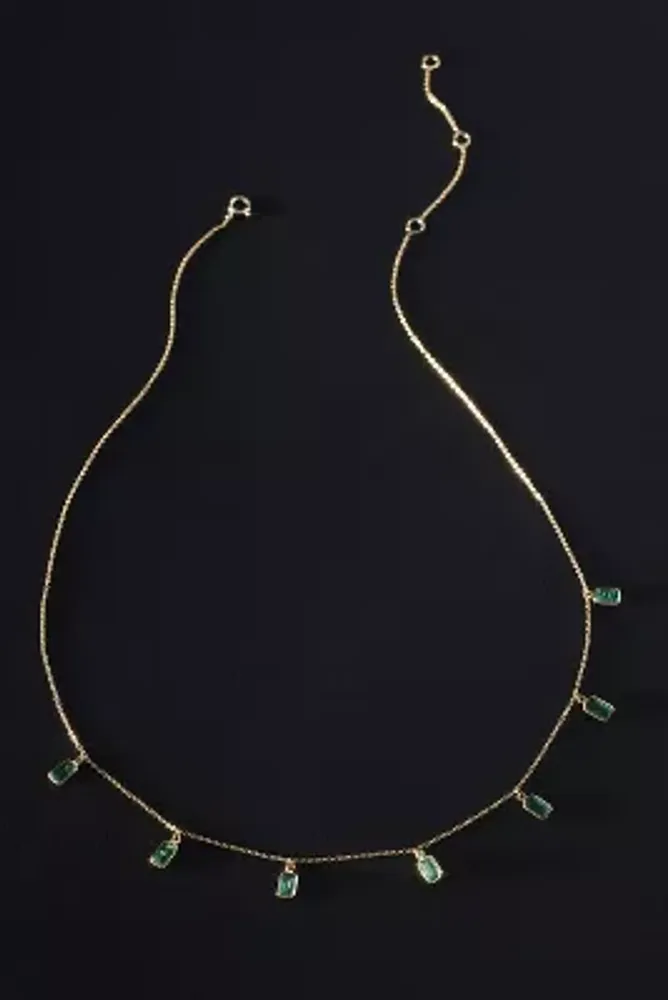 Emerald Drops Necklace