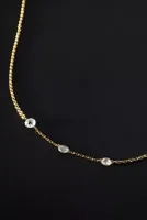 Triple-Diamond Chain Necklace
