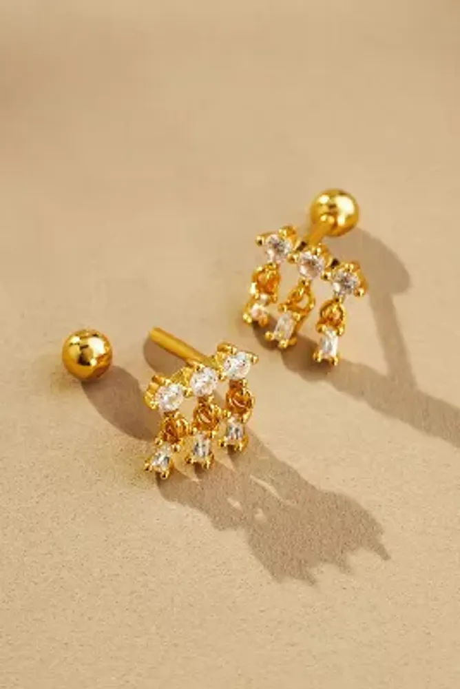 Jackie Mack Harp Stud Earrings