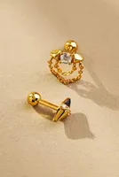 Jackie Mack Delta Stud Earrings, Set of 2