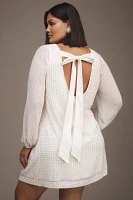 BHLDN Angeline Tie-Back Mini Dress