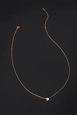 Single Floating Diamond Necklace