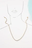 Graduated Diamond Tennis Necklace