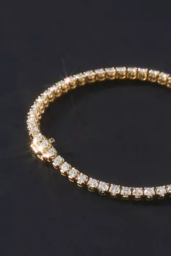 Bezel Diamond Tennis Bracelet