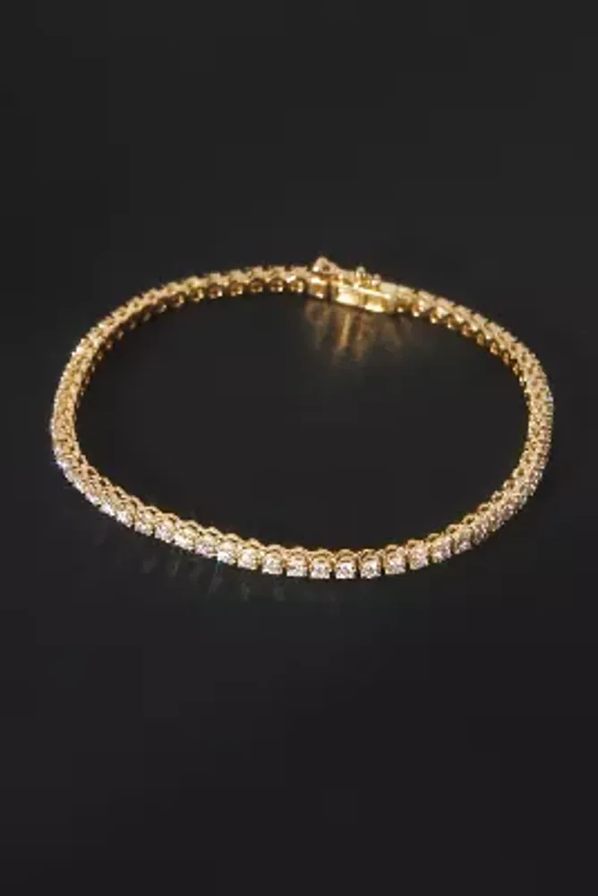 Bezel Disc Diamond Bracelet