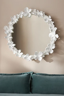 Round Dogwood Mirror