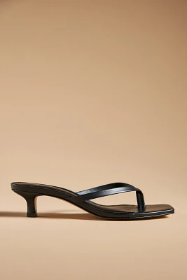 By Anthropologie Thong Kitten Heels