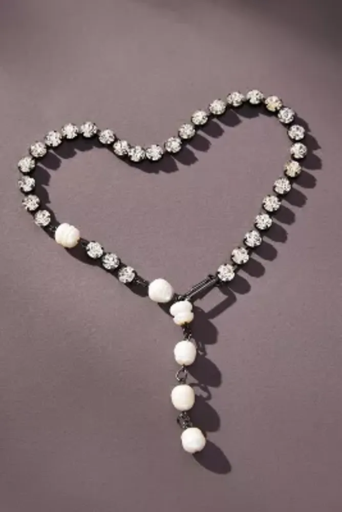 Pearl and Crystal Necklace