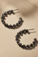 Ball Hoop Earrings