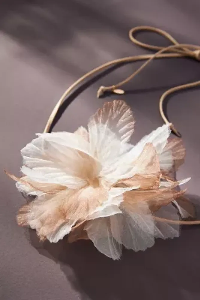 Flower Wrap Necklace