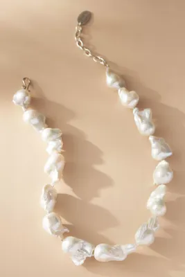 Chan Luu Baroque Pearl Collar Necklace