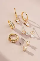 Birthstone Earrings, Set of 4