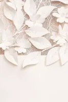 Justin Alexander Hadley Floral Appliqué Wedding Gown